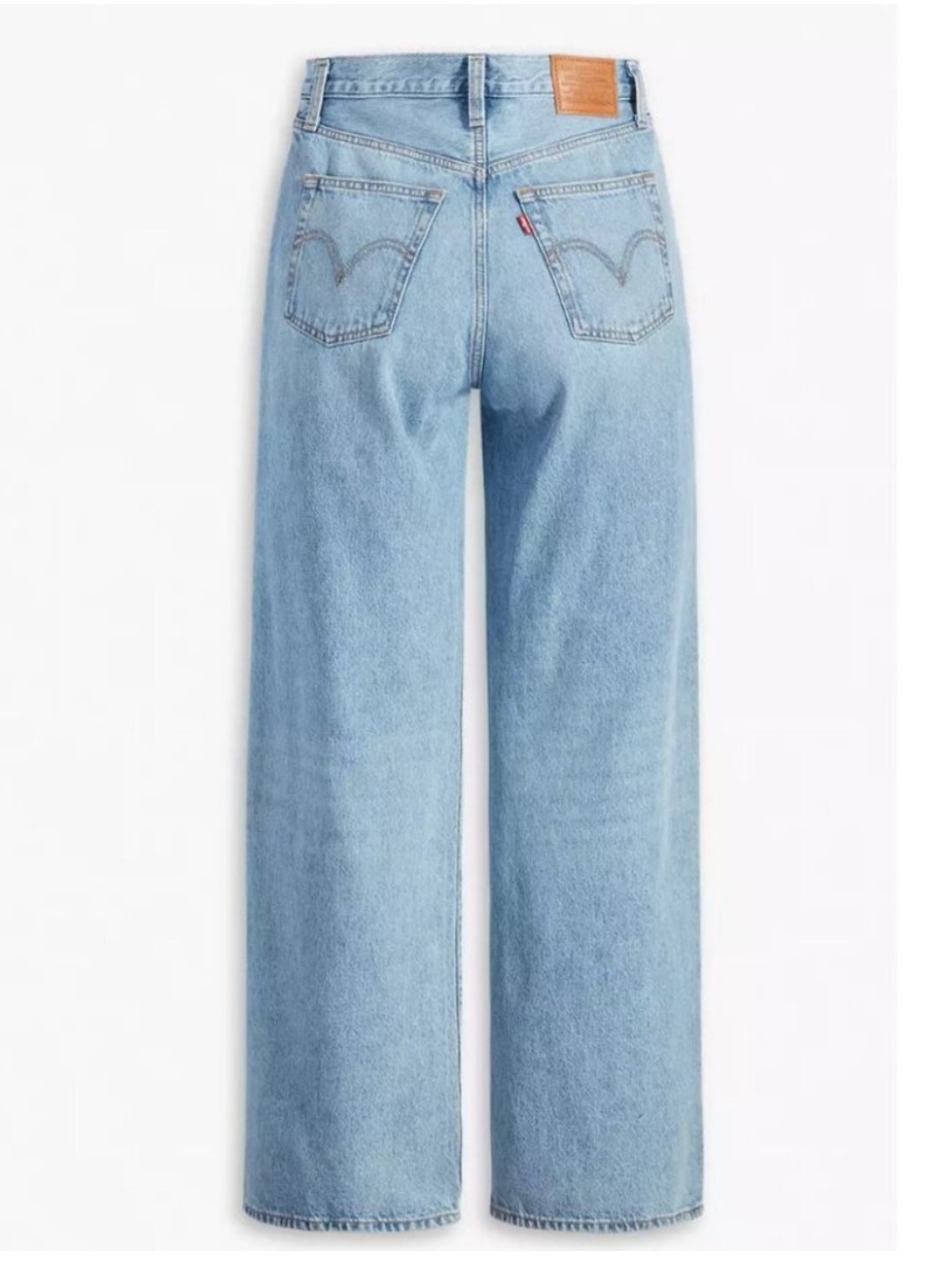 Levi's Premium Ribcage Wide Leg Women's Jeans Far And Wide Light Wash Size 29x32 - Picture 5 of 16